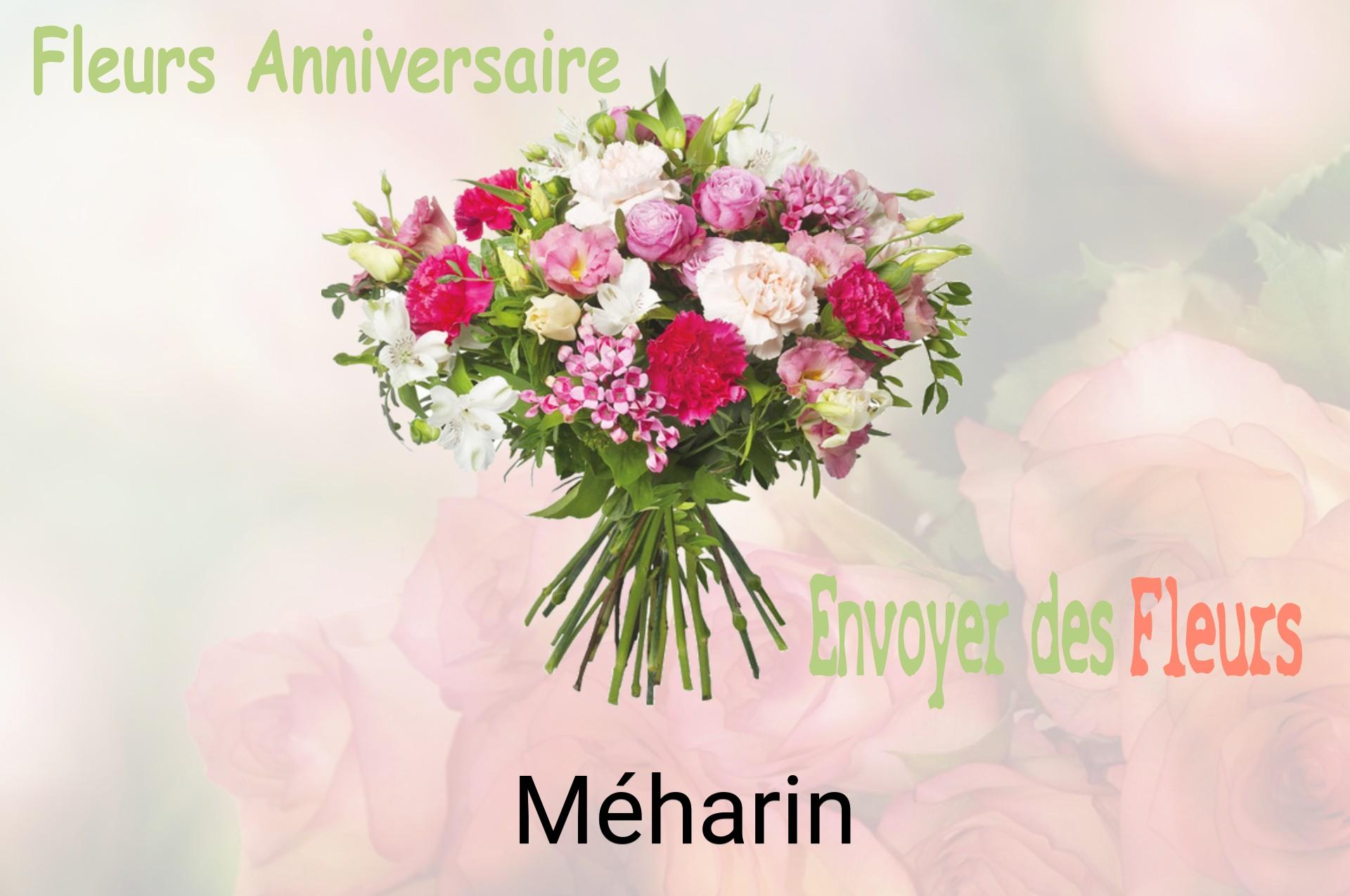 Bouquet de fleurs d’anniversaire livré à Méharin
